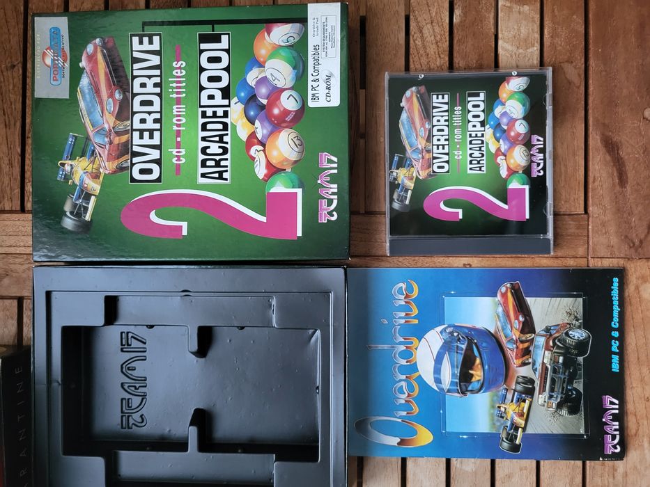 JOGO PC Big Box Overdrive e ARCADE POOL - Completo