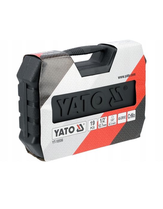 Набір ударних головок 1/2 дюйма 19 шт. YATO YT-10556