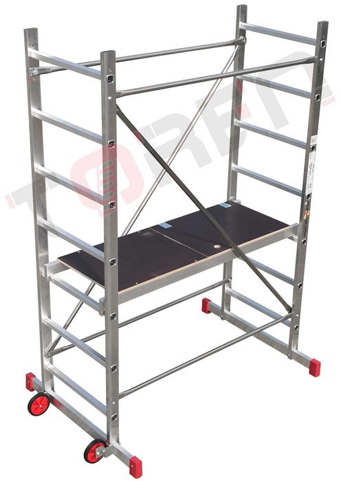 Rusztowanie aluminiowe Faraone przejezdne AK400 wysokość 5m HIT