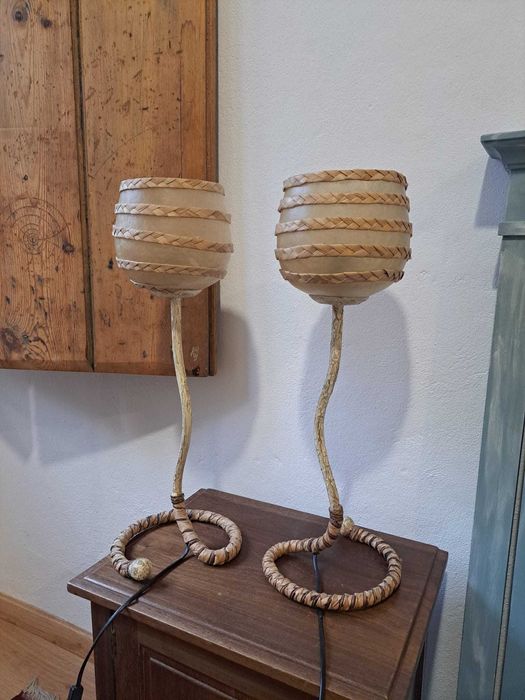 Par de candeeiros rústicos,lindíssimos