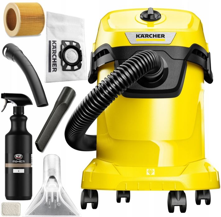 odkurzacz pioracy karcher WD3 plus nadmuch sucho mokro