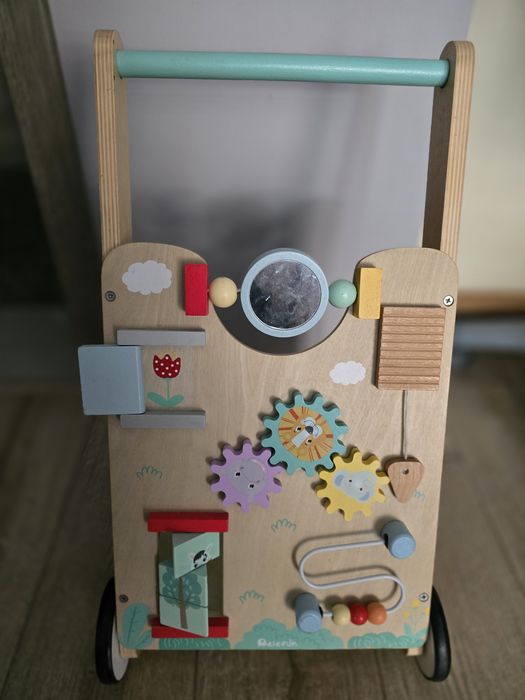 Chodzik drewniany edukacyjny Elefun