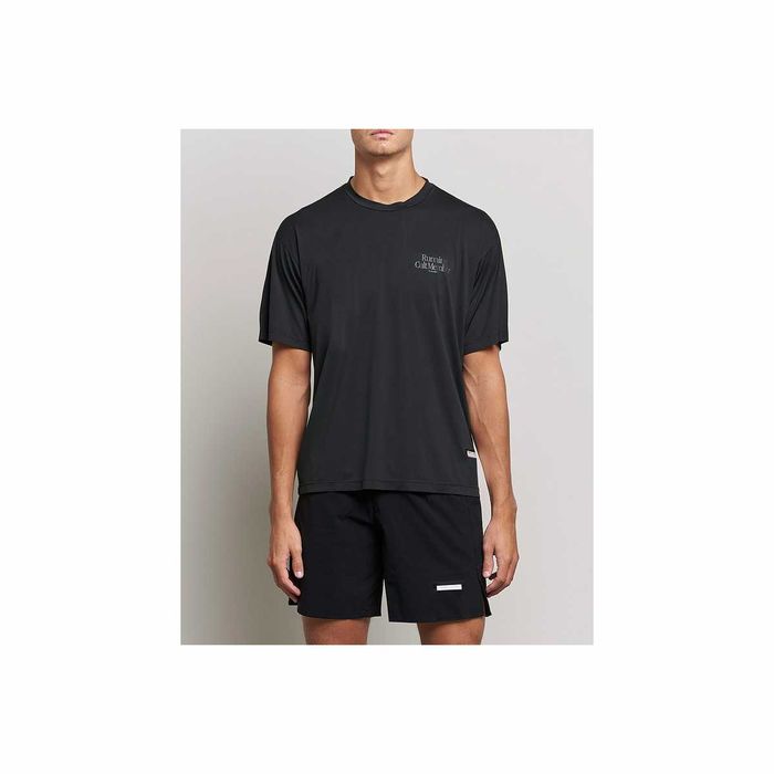 Футболка Satisfy AuraLite Running Cult Member T-Shirt Black: 3 290