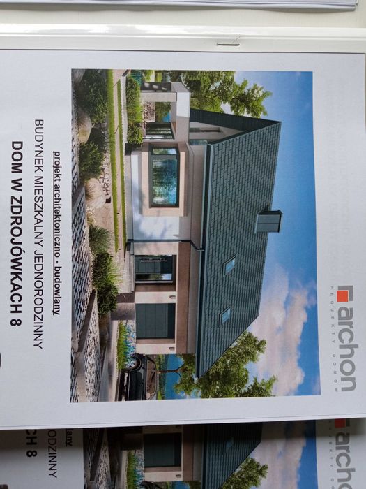 OKAZJA! Projekt domu, Dom w zdrojówkach 8 ARCHON 5 pokoi około 120 m2