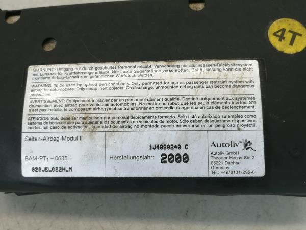 Airbag banco direito VOLKSWAGEN Golf IV (1J1)