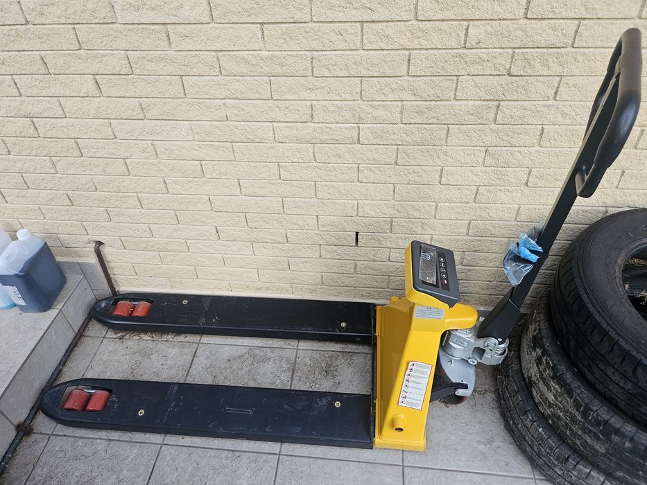 Wózek paletowy z wagą elektr. Coraz SP2500E udźwig 2500 kg