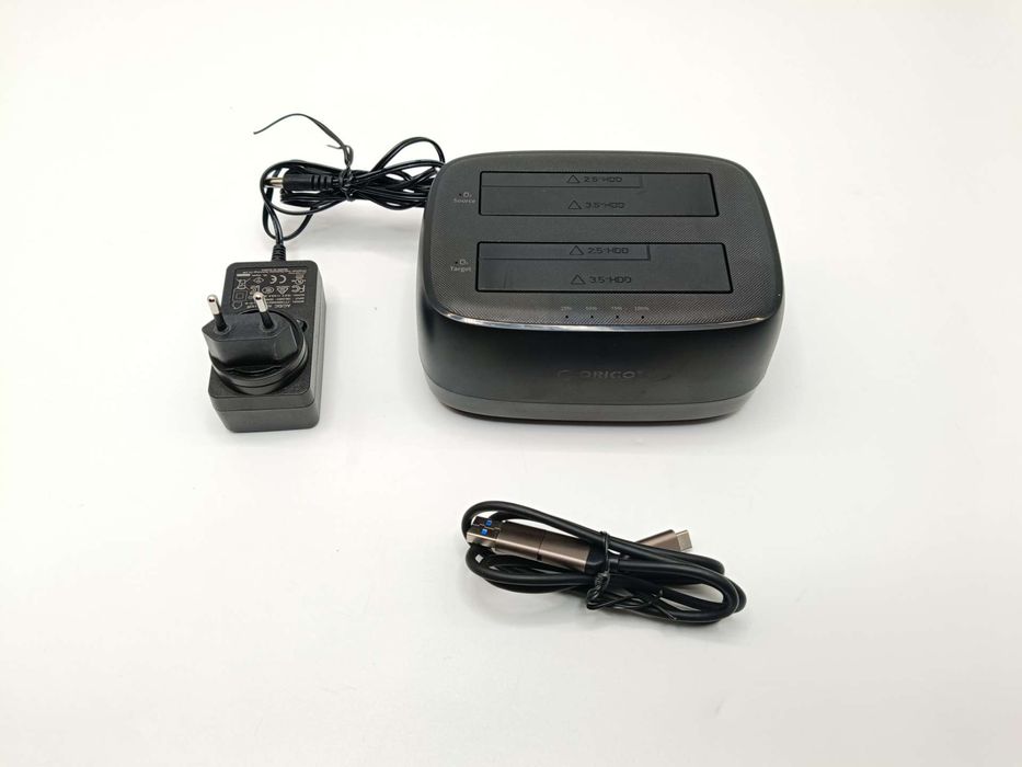 Stacja dokująca Orico DD28C3-C 2,5/3,5 SATA HDD/SSD klonowanie USB 3.2