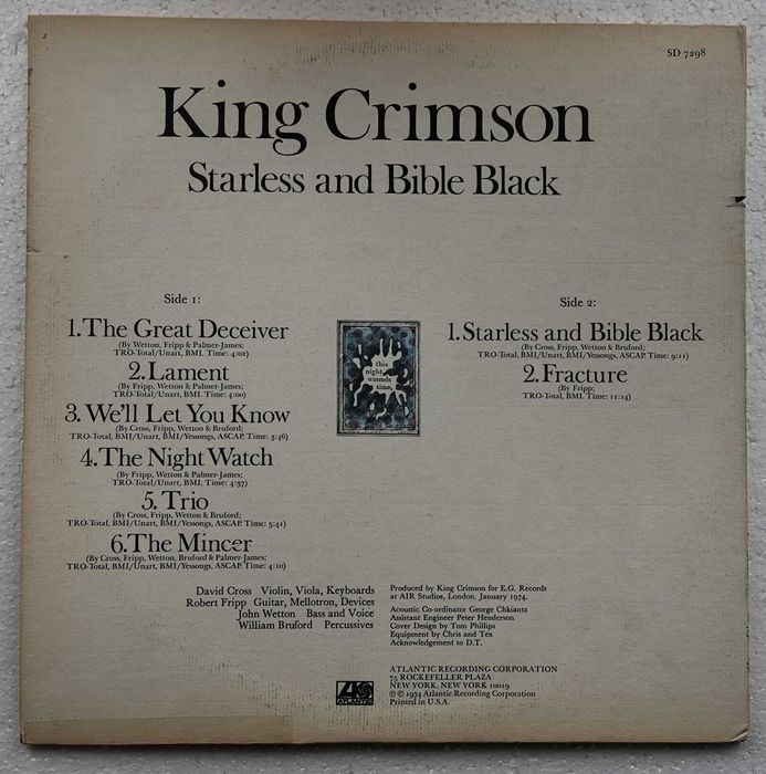 King Crimson – Starless And Bible Black