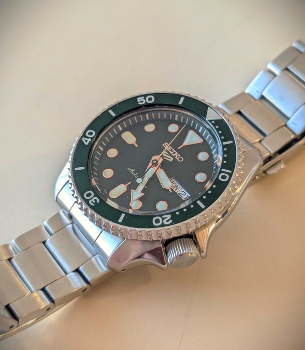 Seiko 5 Sports, SRPD63K1, verde