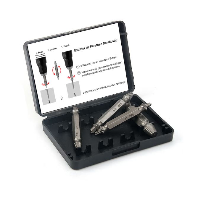 6-Piece Screw Extractor Bit Accessory Kit (NEW)64376323917569121