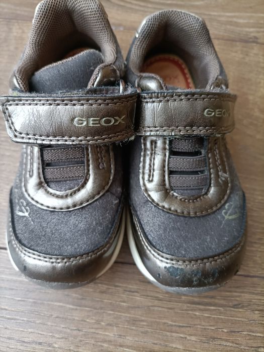 Buty Geox respira 23 szaro-srebrne