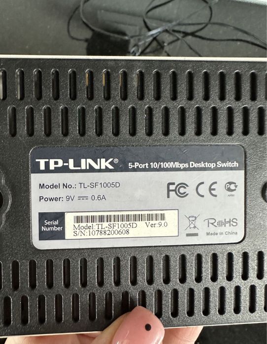 TP-LINK TL-SF1005D 5 portowy switch 10/100 Mbps