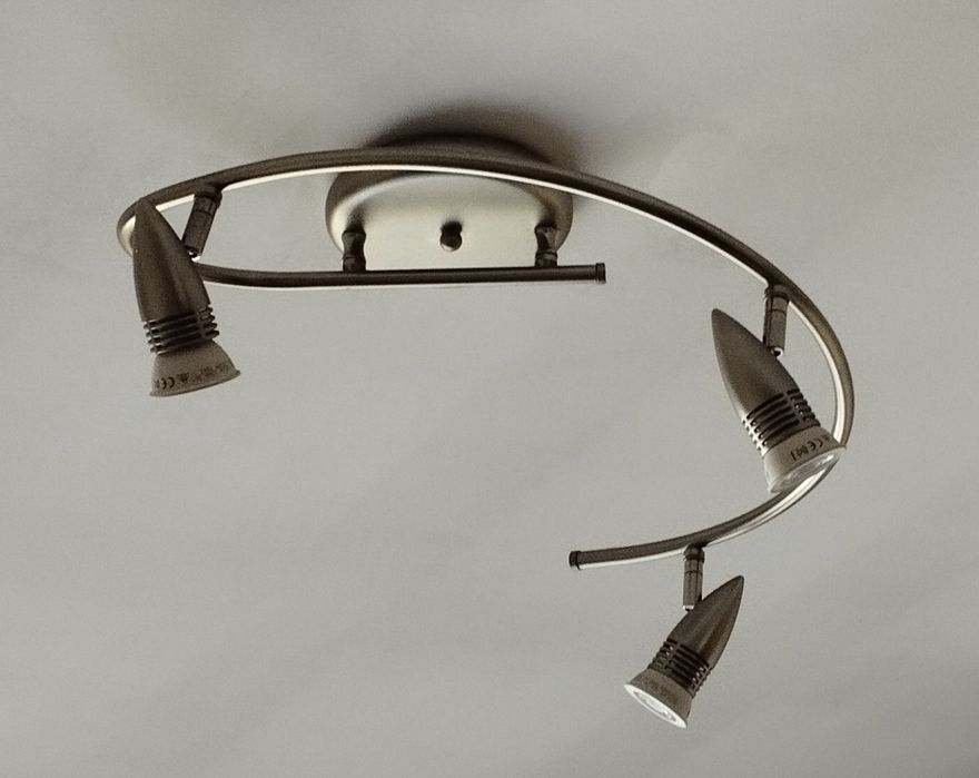 Chrome Three-Head Floor Lamp