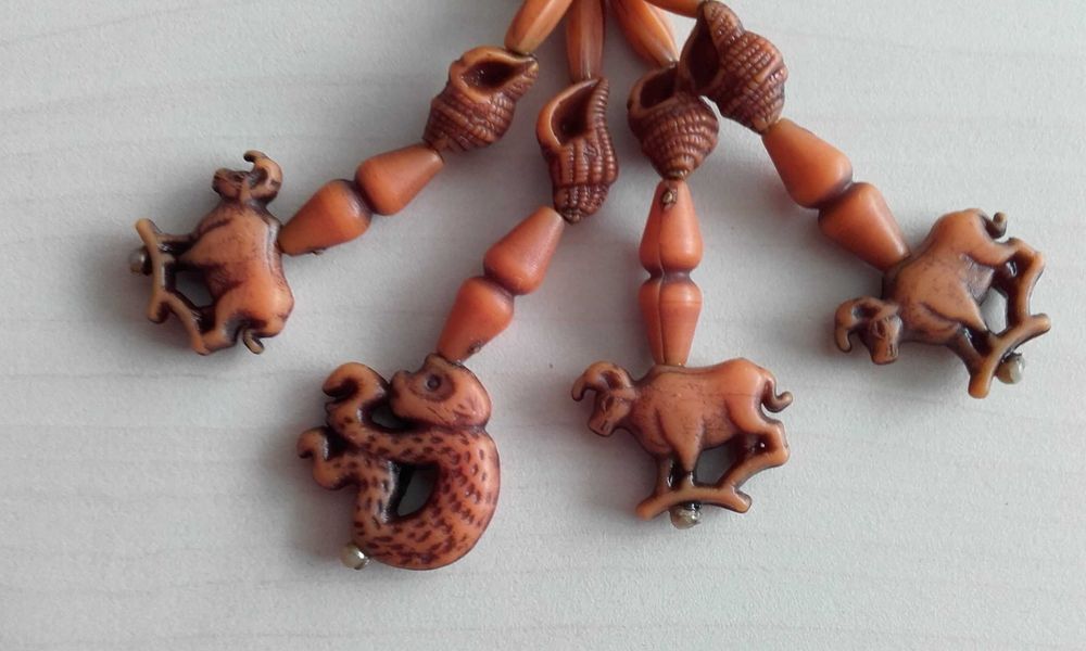 Naszyjnik wykonany w Indiach