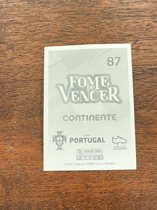 Cromo Prateado Bernardo Silva N.º 87