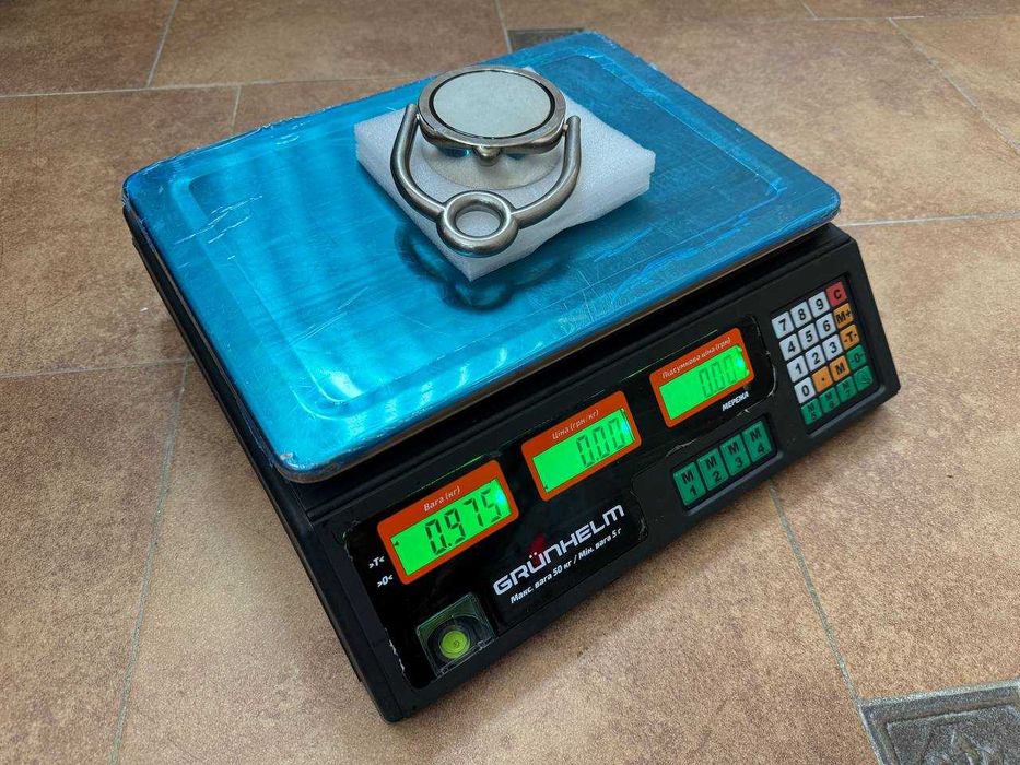 250кг Магніт + Мотузка | Двосторонній | Сильний | Неодимовий | LNM75-4