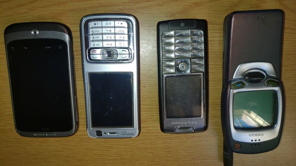 Telemóveis: NOKIA 7110 / Sony Ericsson T630 / NOKIA N73 / hTC WildFire
