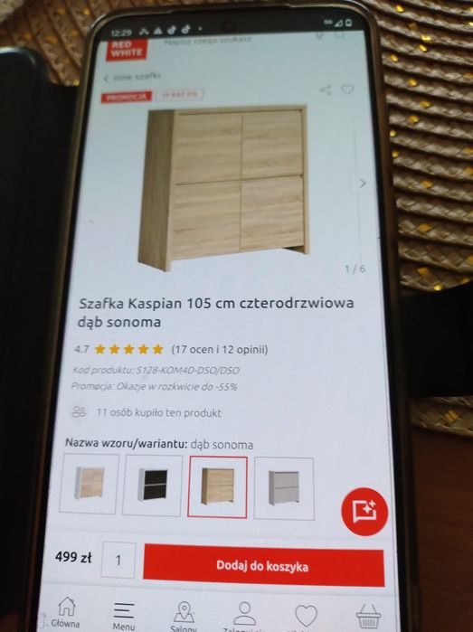 Szafka 4drzwiowa zakupiona w Black Red White