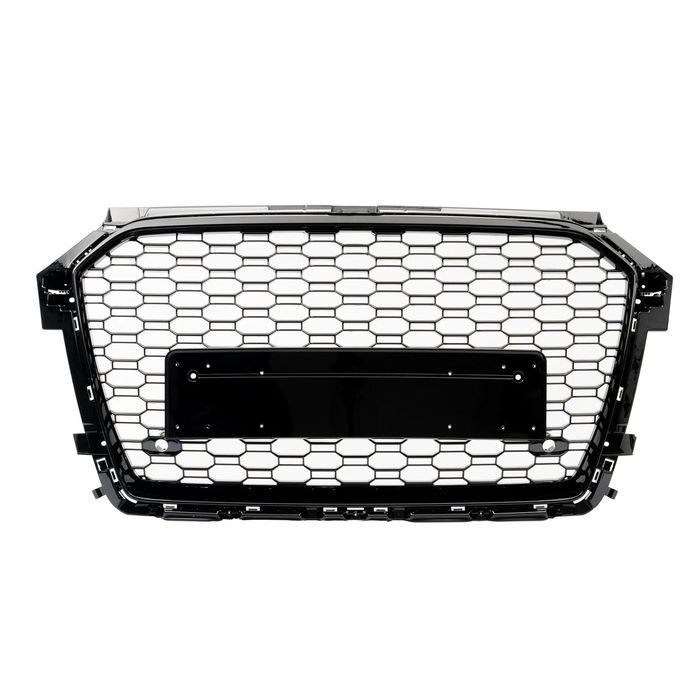 Grelha frontal AUDI A1 8x 2015-2018 RS1 look em preto piano brilhante em plástico ABS