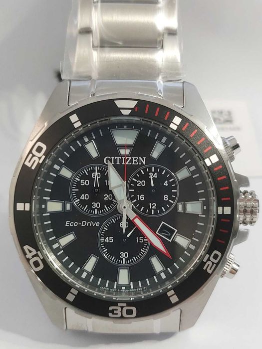 годинник Citizen Brycen Хронограф Eco-Drive AT2438-53E