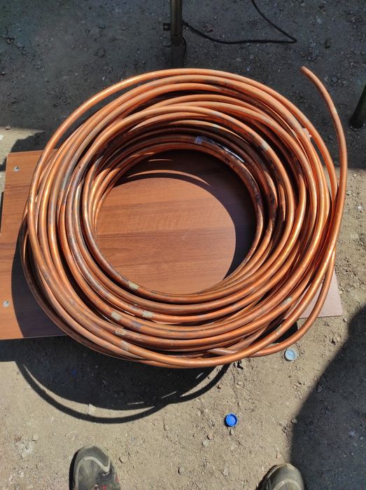 Rurka rura Cu miedziana zwój fi 15 fi 18
