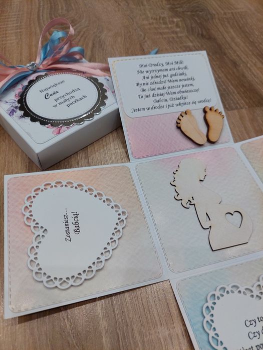 zostaniecie dziadkami babcia dziadek exploding box pudeleczko