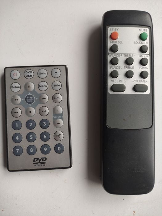 Пульт Luxman RA-5.Аудио и видео пульты  разные