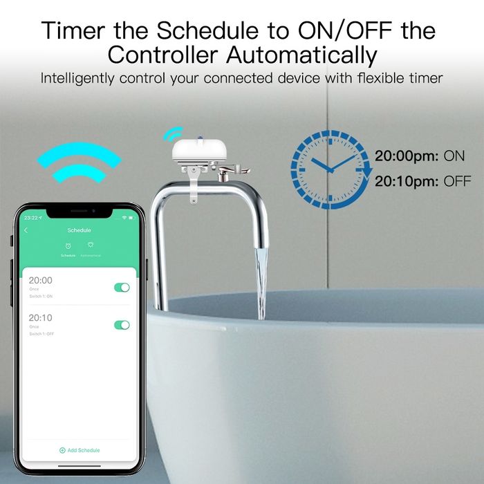 Controlador Inteligente de Válvula Água / Gás Moes Zigbee (Tuya / Smart Life)