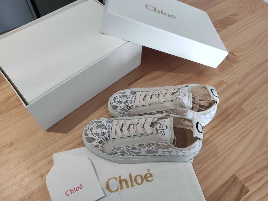 Chloe Sneakersy, trampki, tenisówki, buty, skora damskie