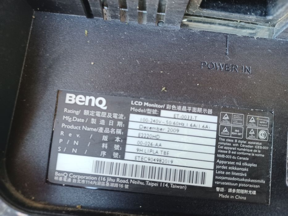 Monitor komputerowy  BenO