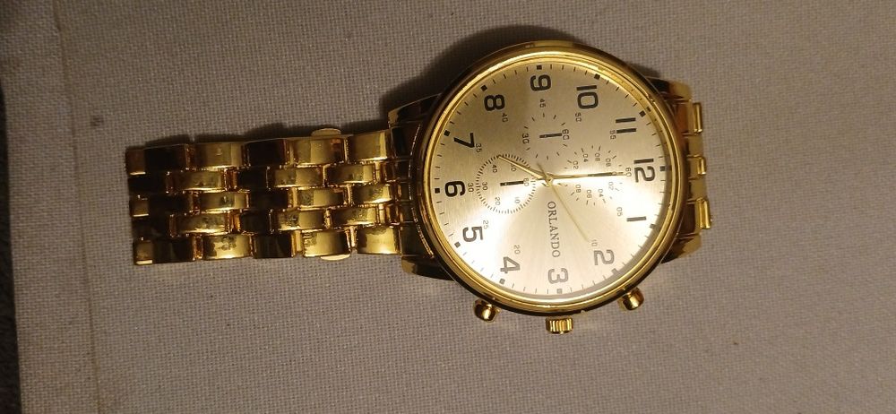 Pozłacany zegarek Orlando