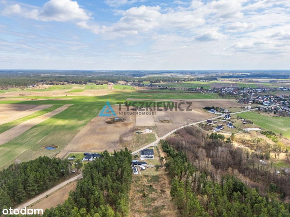 Działka 2458 m² z WZ na 2 domy 5 km od jeziora