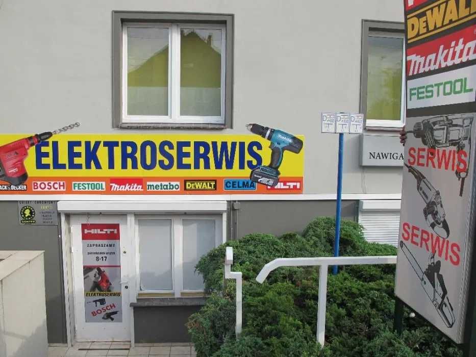 Serwis Naprawa Elektronarzędzi Hilti Makita Bosch Milwaukee Metabo