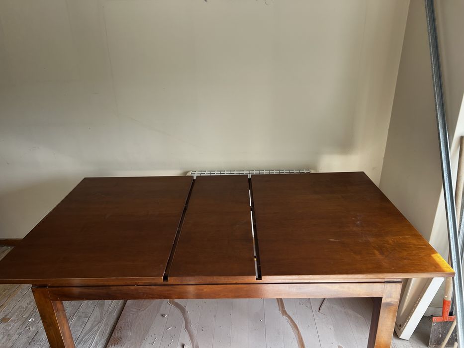 Mesa de madeira sala de jantar extensivel