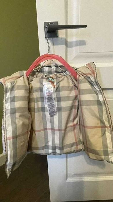 Пуховик burberry оригинал 12 м