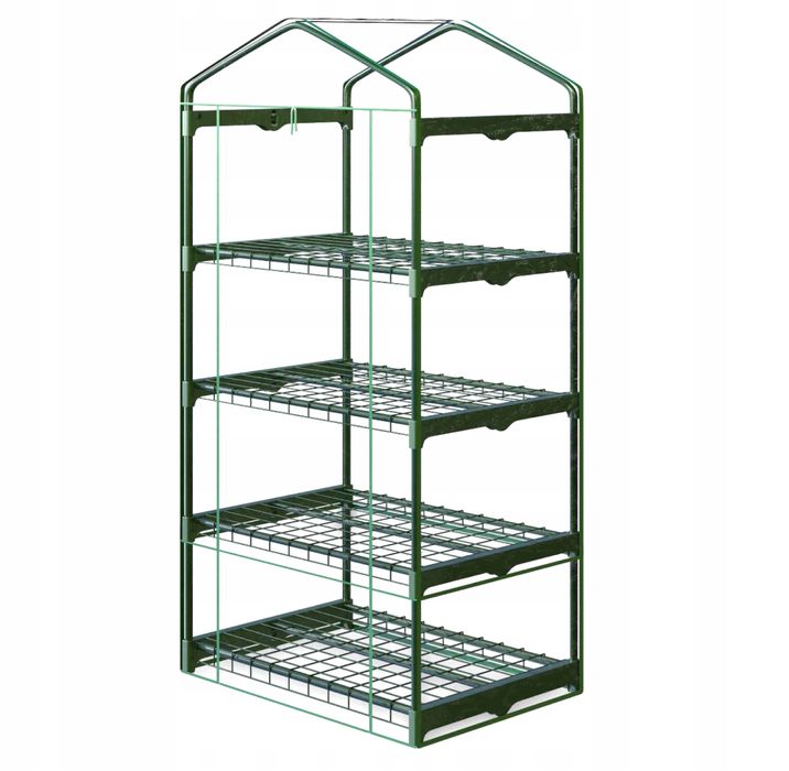 Mini Szklarnia Ogrodowa Balkonowa 160x70x50 cm Regał na Kwiaty Tunel