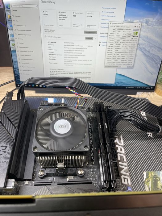 Материнська плата Asrock A620I lightning  wifi  AM5