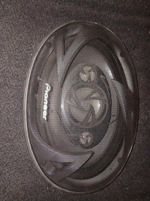Amplificador Alpine Bbx-t600+colunas Pioneer