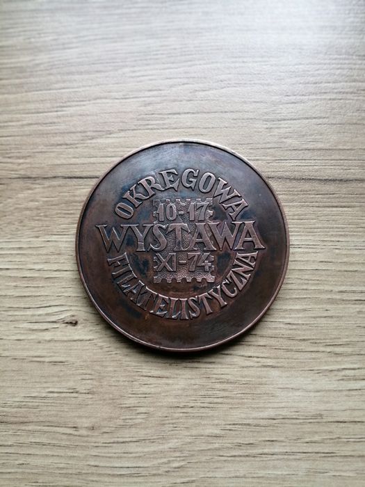 Medal wystawa filatelistyczna.