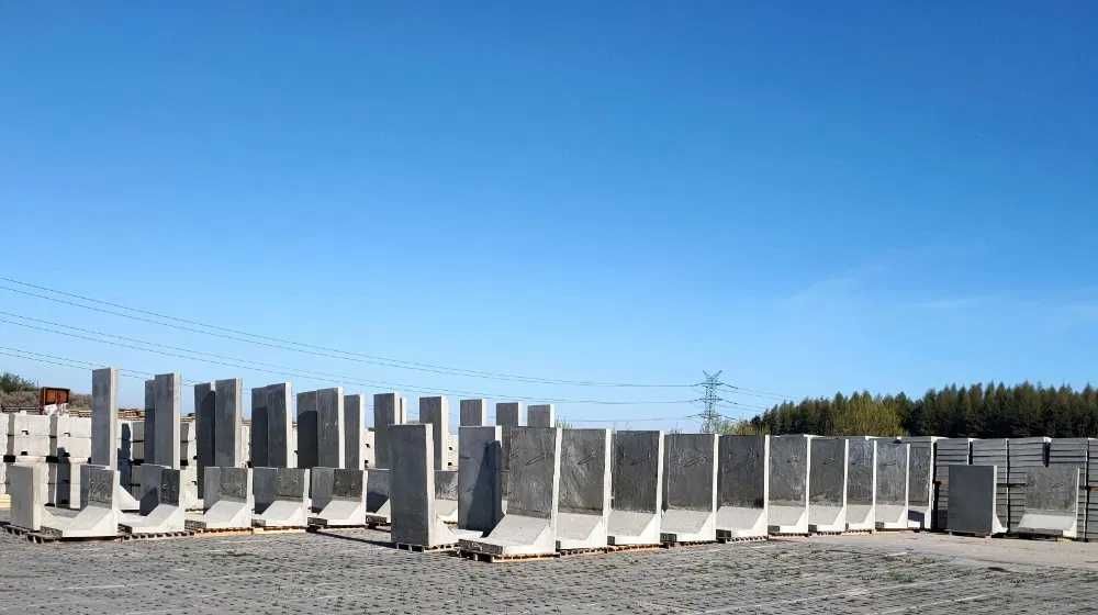 Mur oporowy typu L, mury oporowe elki 350x100 prefabrykat muru