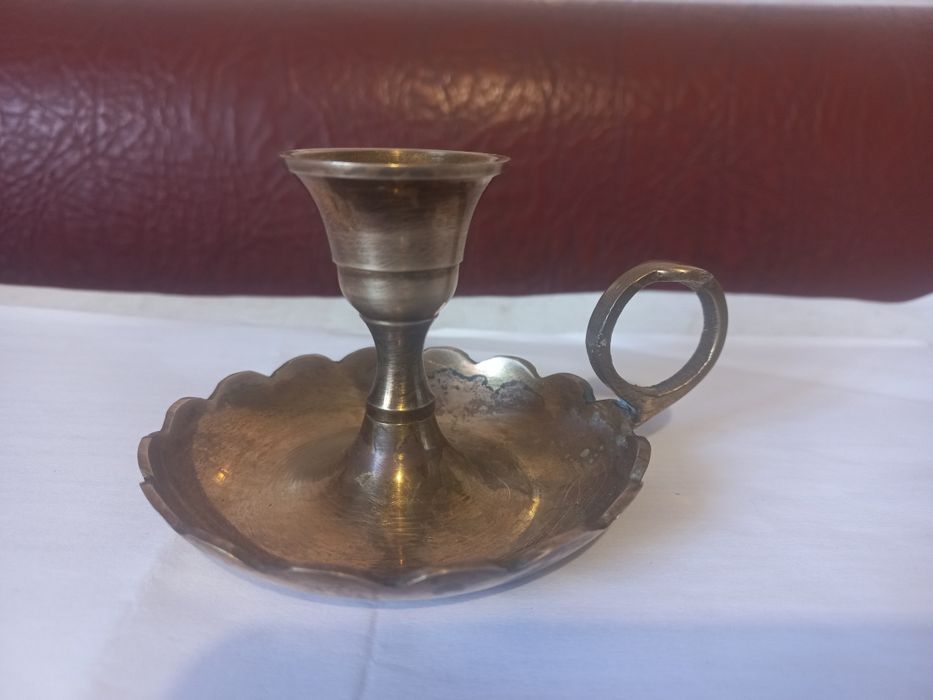 Подсвечник латунь