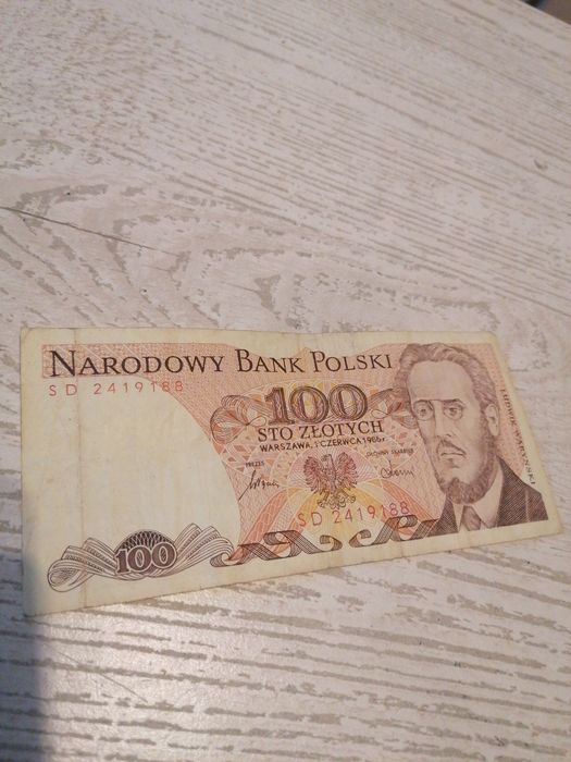 100 złotych 1986r.