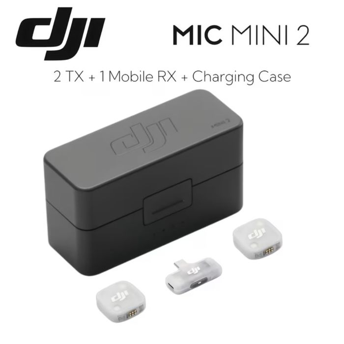 DJI Mic Mini 2 (2TX + 1RX + Charging Case)