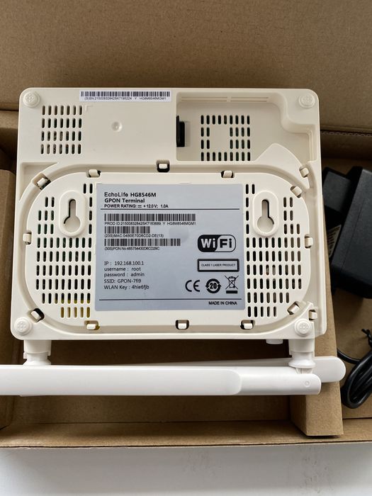 Абонентский терминал GPON ONU WIFI HUAWEI HG8546M