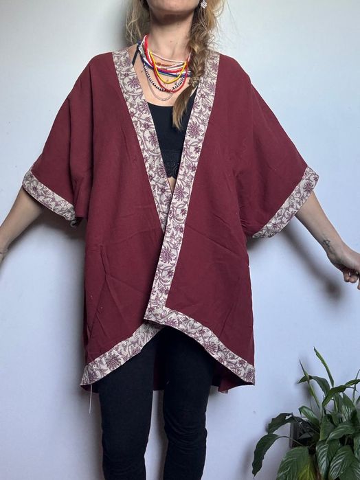 Kimono narzutka etno bawełna