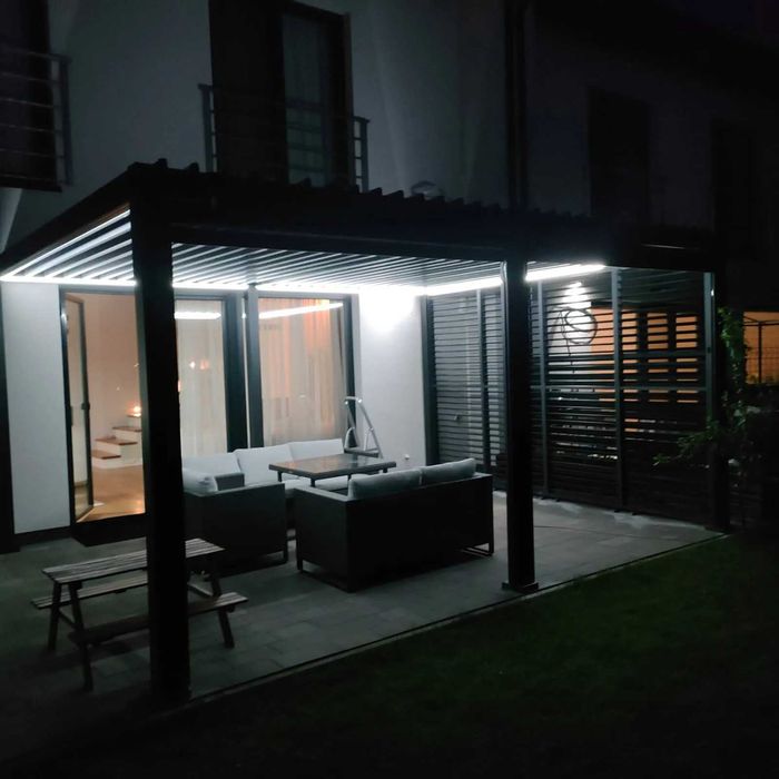 Pergola Ogrodowa Aluminiowa 3×8 PRESTIGE