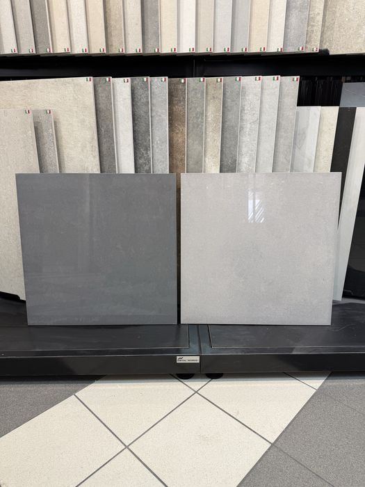 Płytki Gres 59,8 x 59,8 cm POLER Doblo Grafit i Szary Gatunek 1