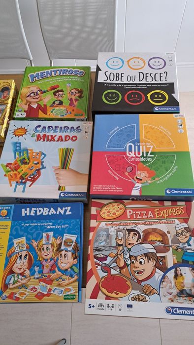 Jogos de mesa- várias idades