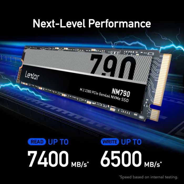 Dysk SSD Lexar NM790 1TB M.2 2280 PCI-E x4 Gen4 NVMe