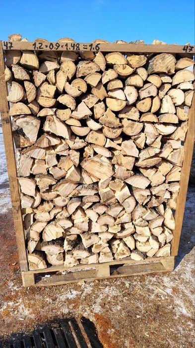 Дрова рубані на піддоні